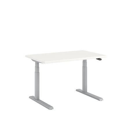 Haworth Upside Sit-to-Stand Desk, Extended Range TJRA-2946-LJSNCUN-HWL-HPWL-TRLE